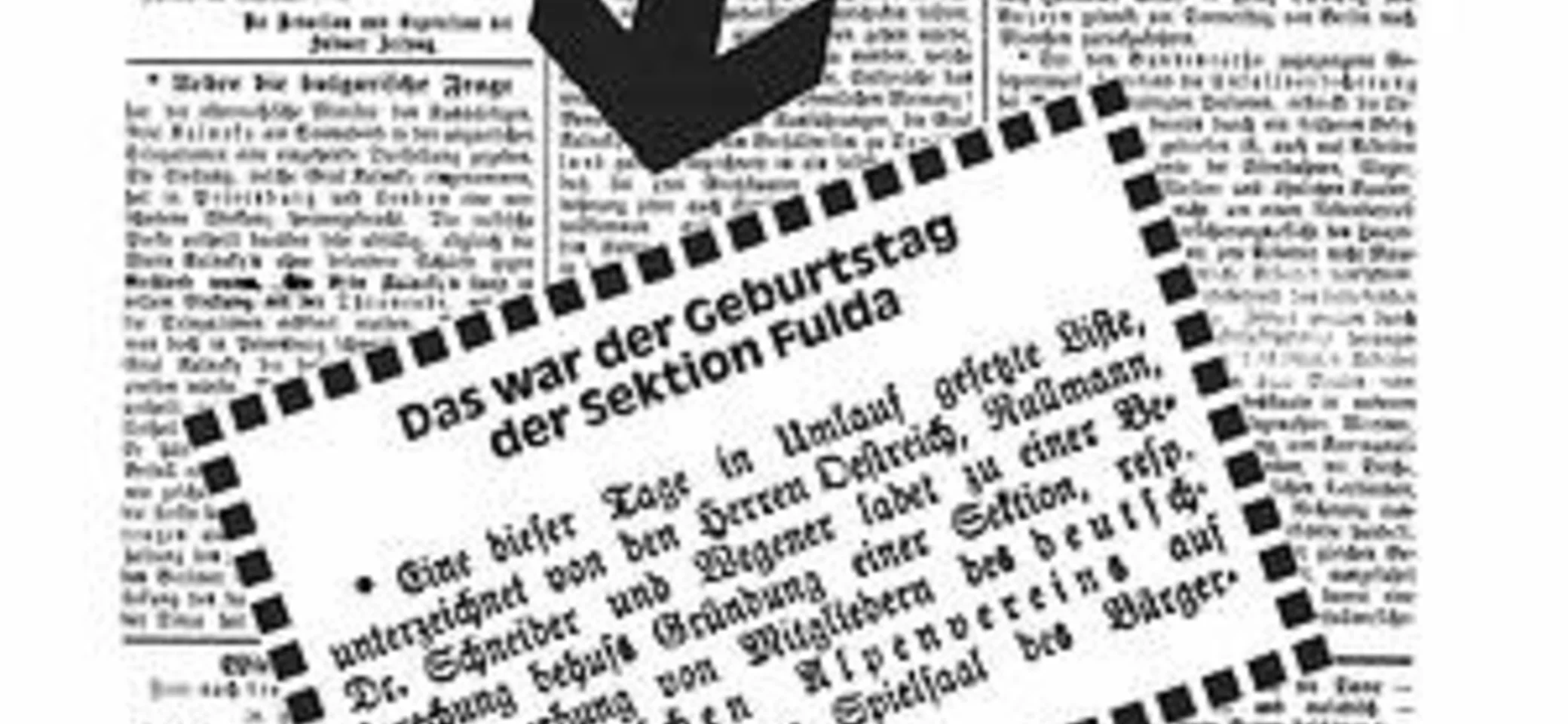 DAV Fulda Gründungseintrag | © DAV Fulda DAV Fulda Gründungseintrag | © DAV Fulda