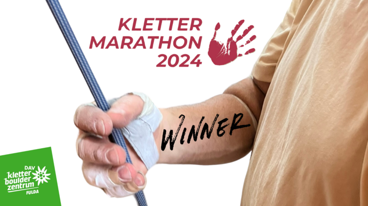 Klettermarathon 2024 Winner | © DAV Kletterzentrum Fulda